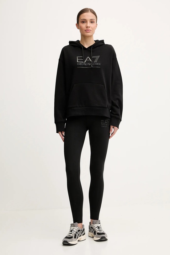 EA7 Emporio Armani legginsy AF12484.7W000426 czarny AW25