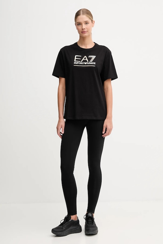 EA7 Emporio Armani legginsy AF12484.7W000459 czarny AW25