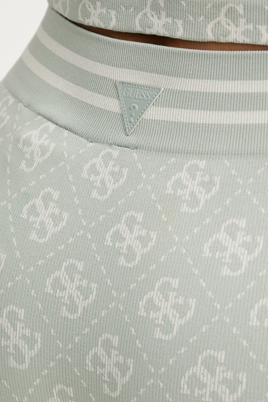 Guess legginsy RHOMBUS zielony V5BB13.K2000