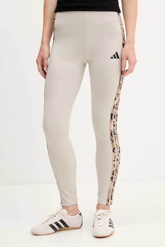 Legíny adidas Animal pletenina béžová JM1867