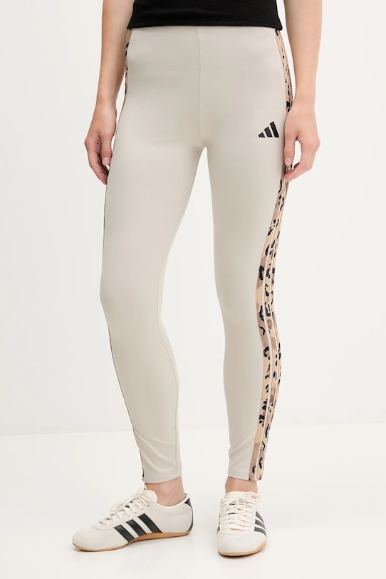 Legíny adidas Animal pletenina béžová JM1867