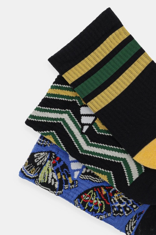 Ponožky adidas x Farm Rio 3-pak JN2675 zelená AW25