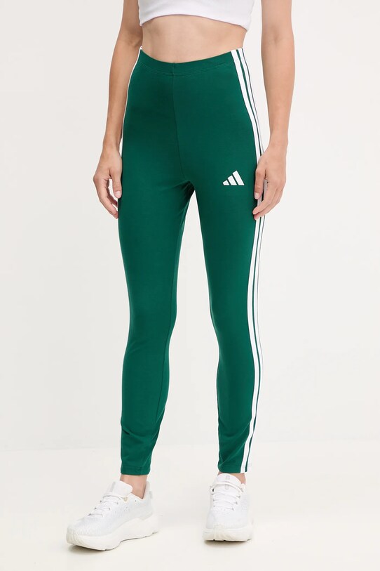 adidas legginsy 3-Stripes wzorzyste zielony KB7663