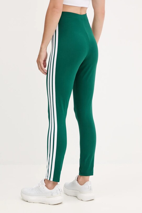adidas legginsy 3-Stripes KB7663 zielony AW25