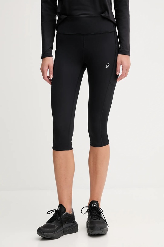 Asics legginsy treningowe z elastanem czarny 2012D179