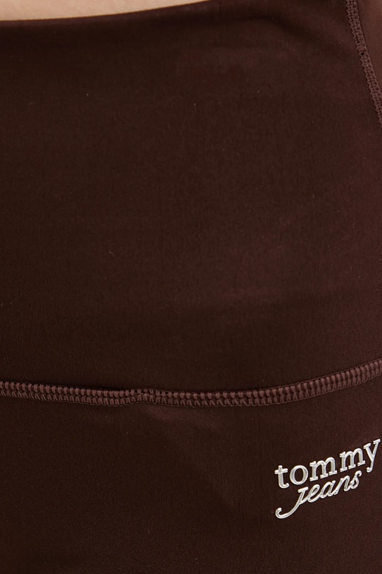 Odzież Tommy Jeans legginsy DW0DW21830 brązowy