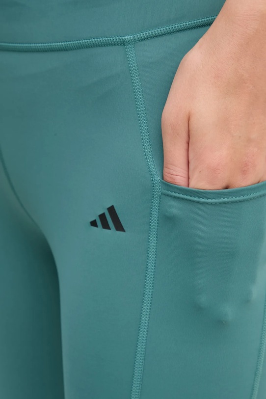 adidas Performance legginsy treningowe Optime turkusowy JW7610