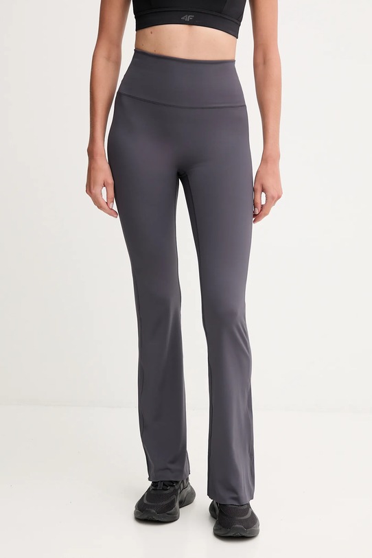 Hummel legginsy do jogi z elastanem szary 230454