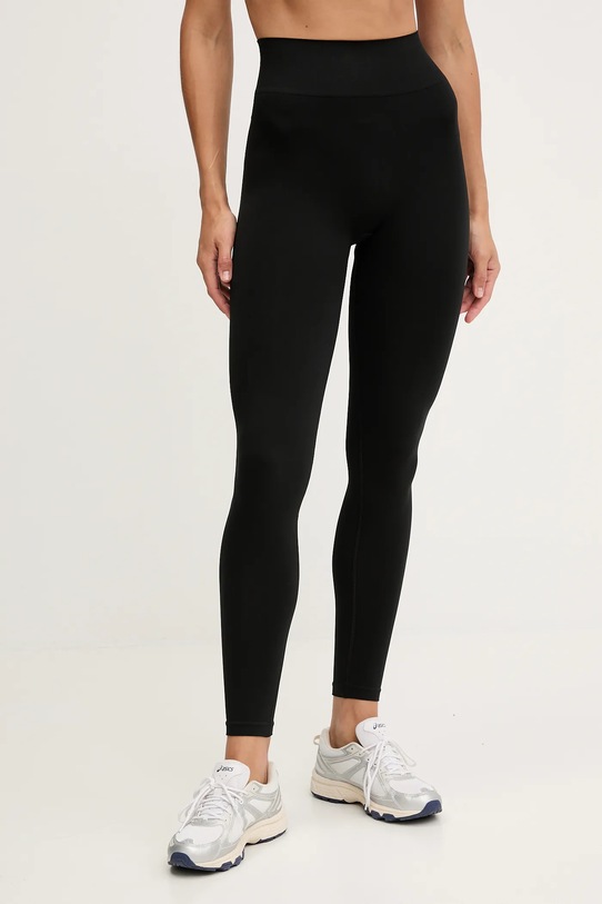 Hummel legginsy treningowe z elastanem czarny 231653