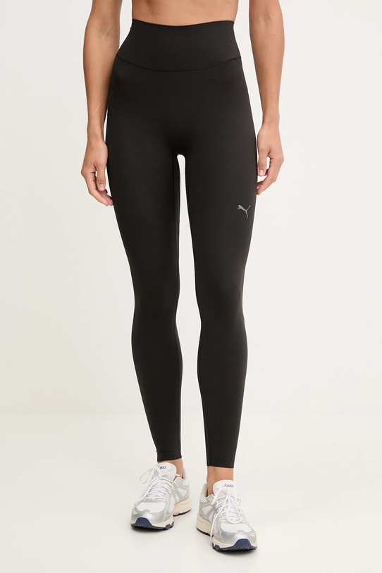 Puma legginsy treningowe z elastanem czarny 527463