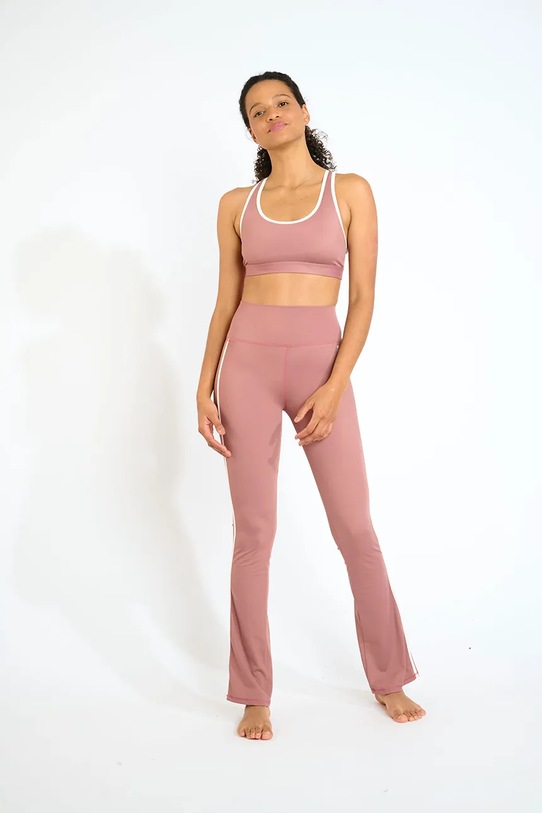 Banana Moon legginsy Wellflow z elastanem różowy UNITY.WELLFLOW