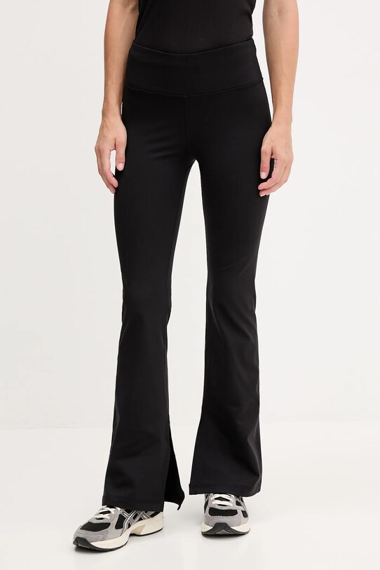 Dkny legginsy z elastanem czarny DP5P3387