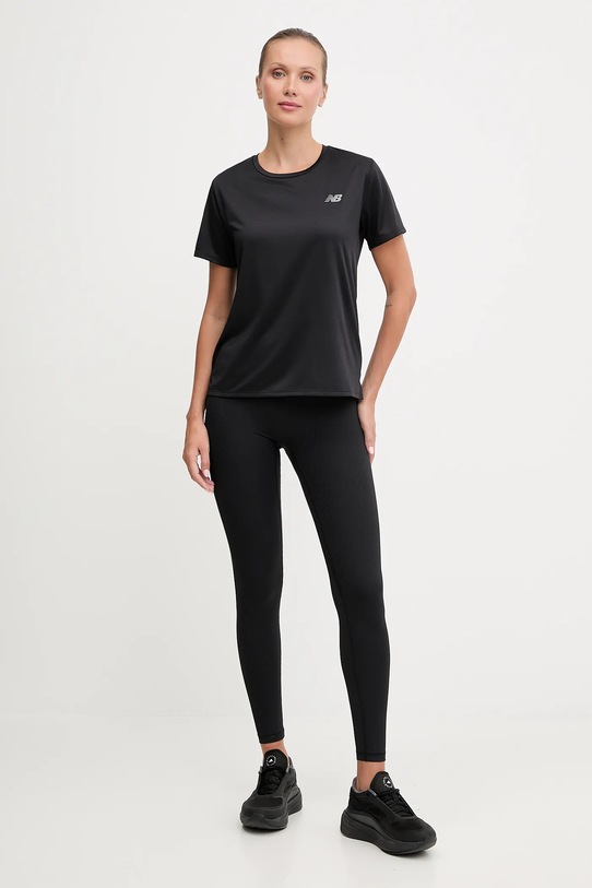 New Balance legginsy treningowe WP53152BK czarny AW25