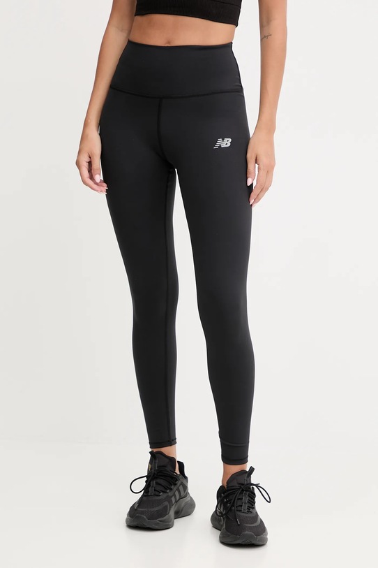 New Balance legginsy treningowe z elastanem czarny WP51126BK
