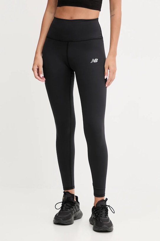 Tréninkové legíny New Balance pletenina černá WP51126BK