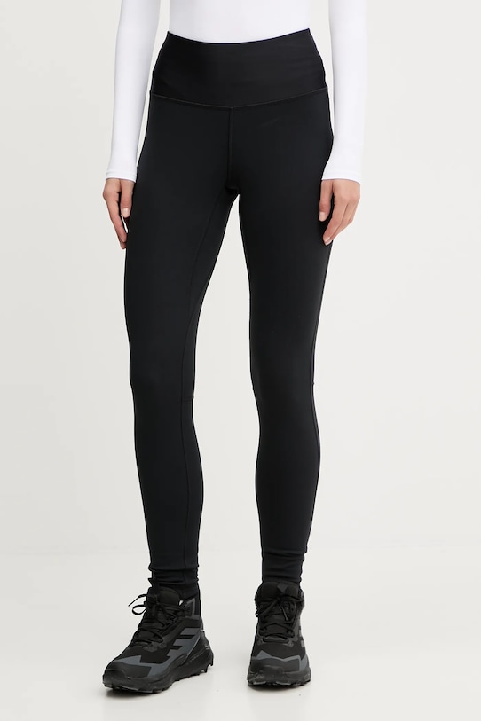 Haglöfs legginsy sportowe Rosson z elastanem czarny 607785