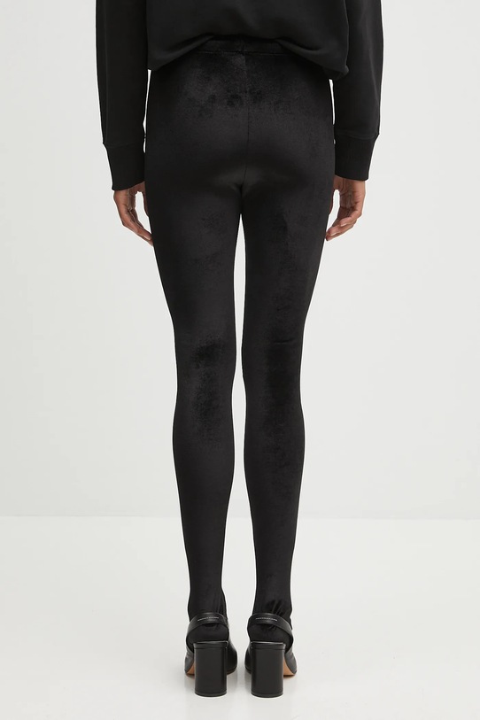 Odzież Fiorucci legginsy welurowe Velour Semi-Footed W02FPBPA372VR01BK01 czarny