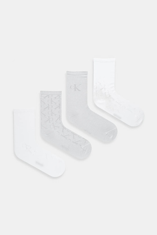 Calvin Klein Jeans skarpetki 4-pack skarpetki długie biały 701235366