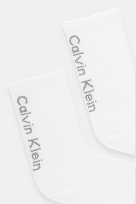 Ponožky Calvin Klein Jeans 2-pack 701235379 bílá AW25