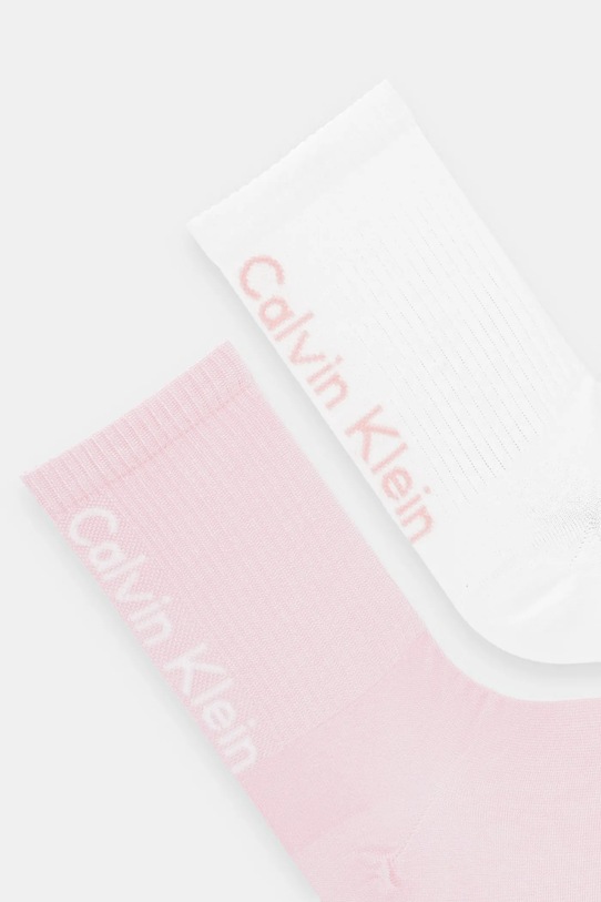 Ponožky Calvin Klein Jeans 2-pack 701235379 růžová AW25