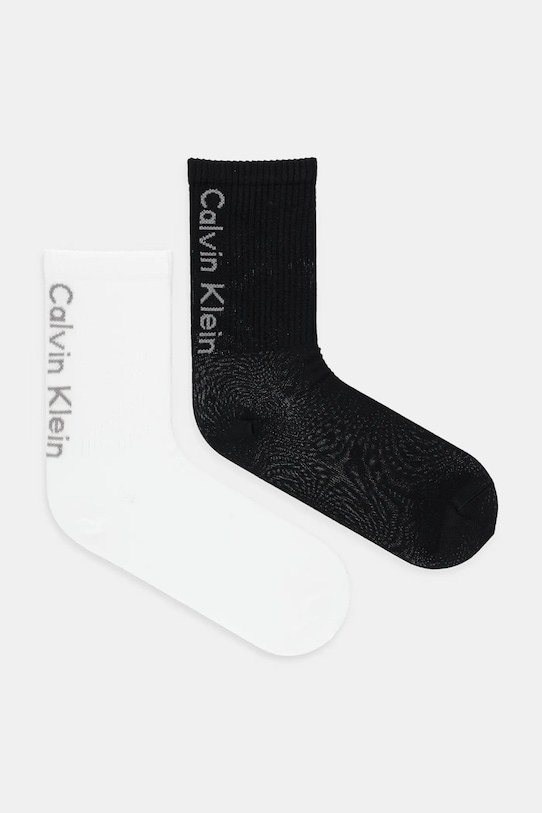 Ponožky Calvin Klein Jeans 2-pack dlouhé ponožky černá 701235379