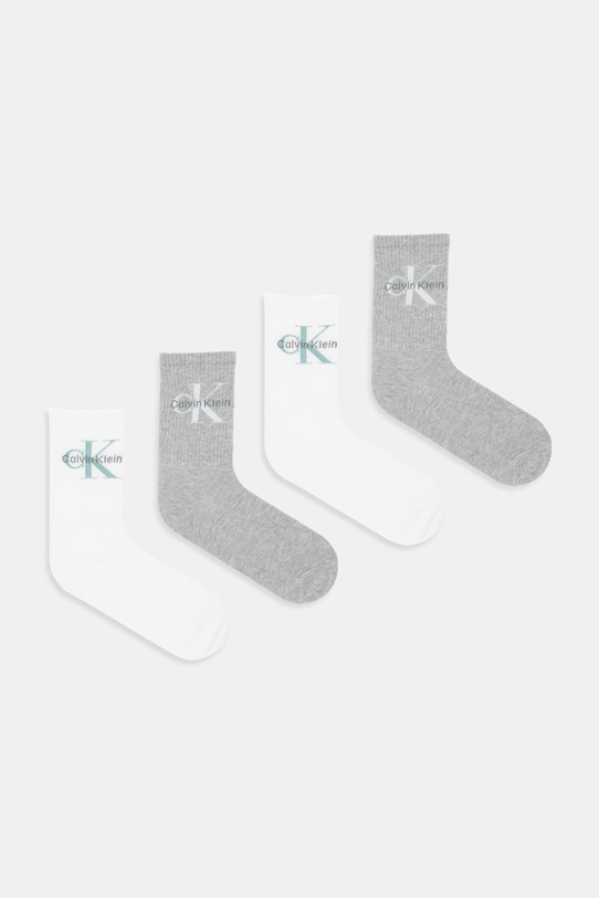 Calvin Klein Jeans skarpetki 4-pack skarpetki długie szary 701235384