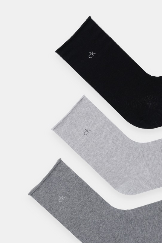 Calvin Klein skarpetki 3-pack 701234368 szary AW25