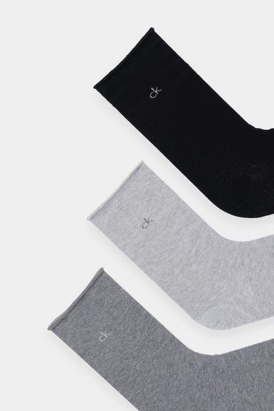 Calvin Klein skarpetki 3-pack 701234368 szary AW25