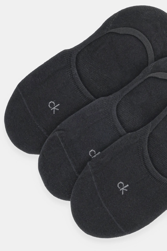 Kotníkové ponožky Calvin Klein 3-pack 701234370 černá AW25