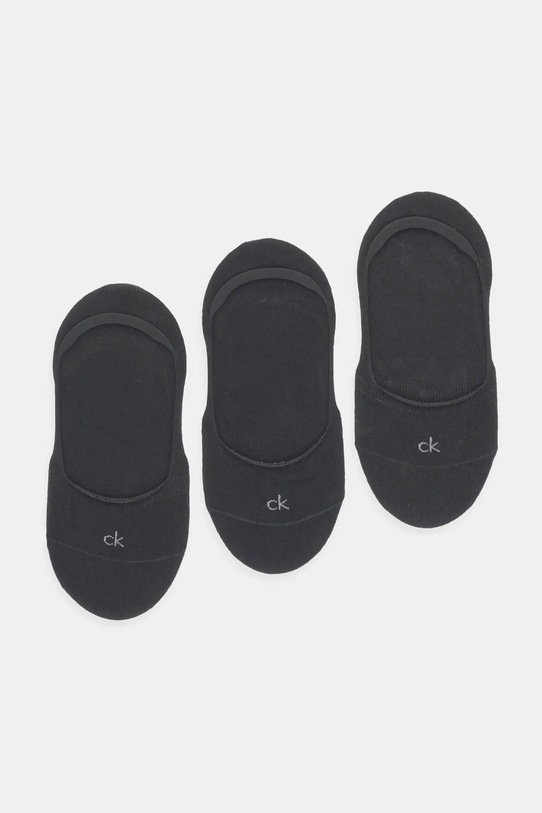 Calvin Klein skarpetki 3-pack skarpetki krótkie czarny 701234371