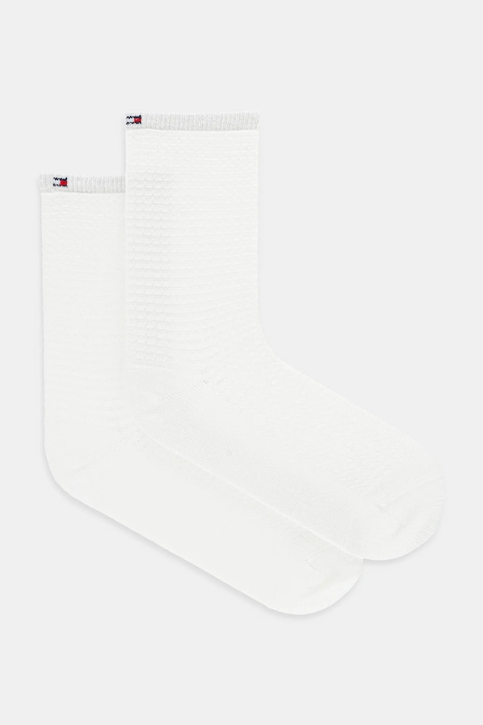 Ponožky Tommy Hilfiger dlouhé ponožky bílá 701236459