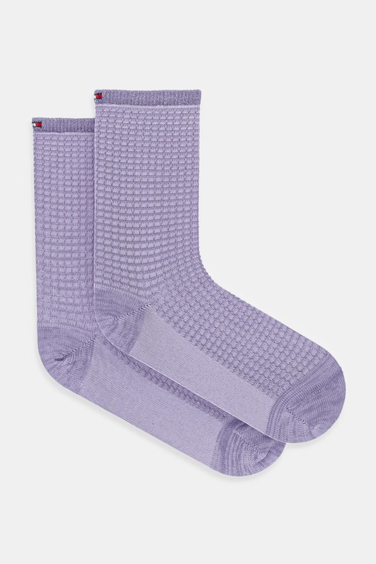 Tommy Hilfiger skarpetki skarpetki długie fioletowy 701236459