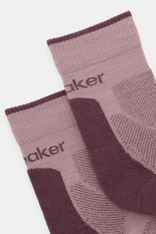 Icebreaker skarpetki z dodatkiem wełny Merino Hike+ Heavy IB0A578L0HO1 różowy AW25