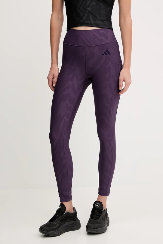 Pajkice za vadbo adidas Performance Optime Z elastanom vijolična JX3126