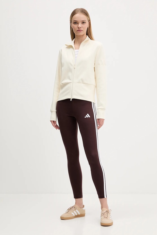 adidas legginsy Essentials JY3177 brązowy AW25