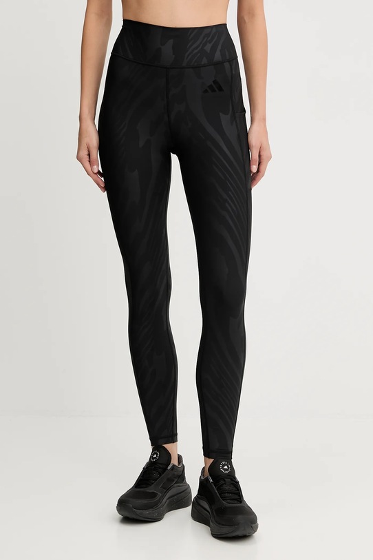 adidas Performance legginsy treningowe Optime wzorzyste czarny JV5185