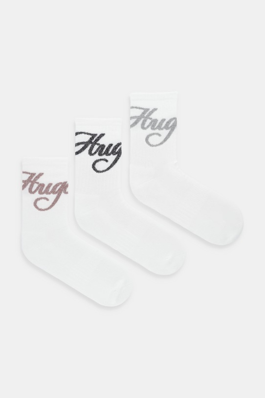 Шкарпетки HUGO 3-pack довгі шкарпетки білий 50546384