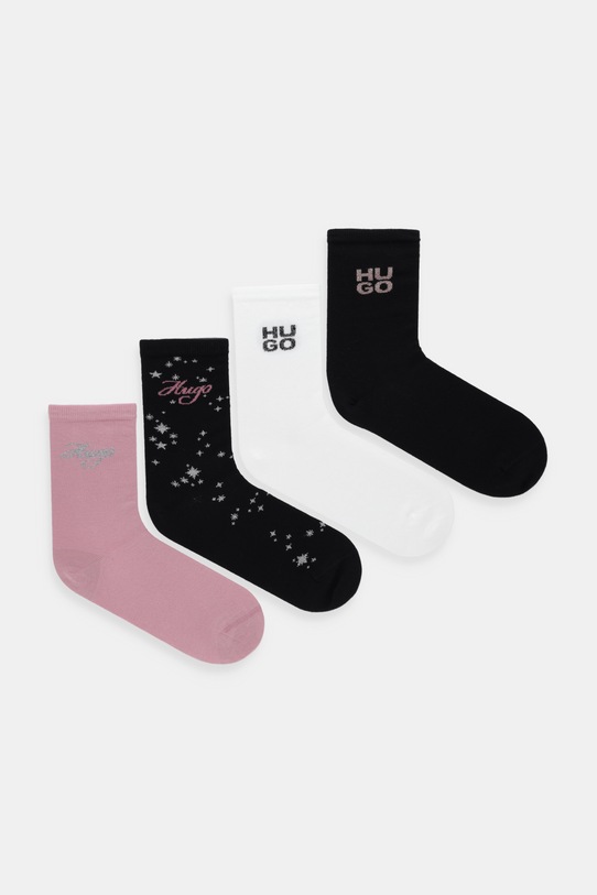HUGO skarpetki 4-pack skarpetki długie czarny 50546396