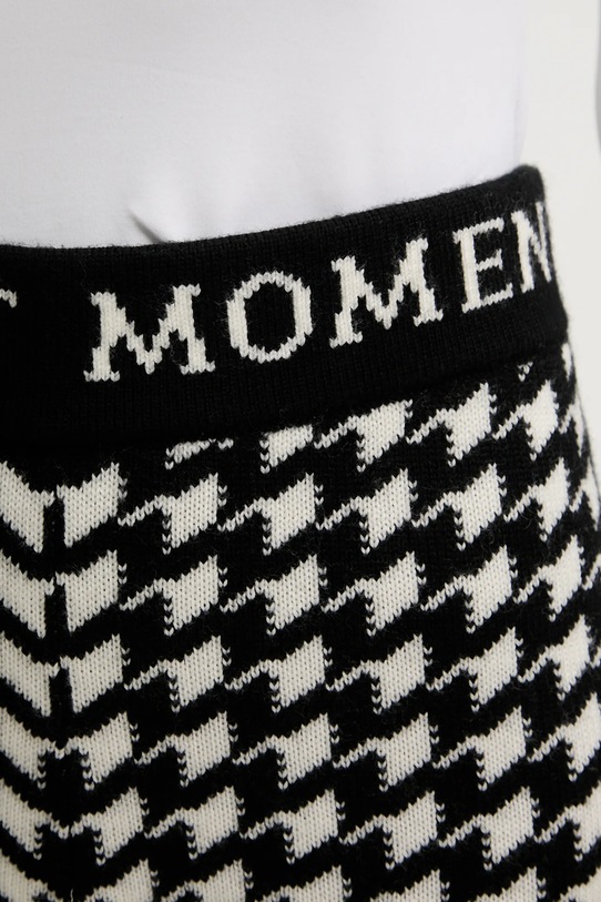 Perfect Moment legginsy wełniane Houndstooth czarny W3001264