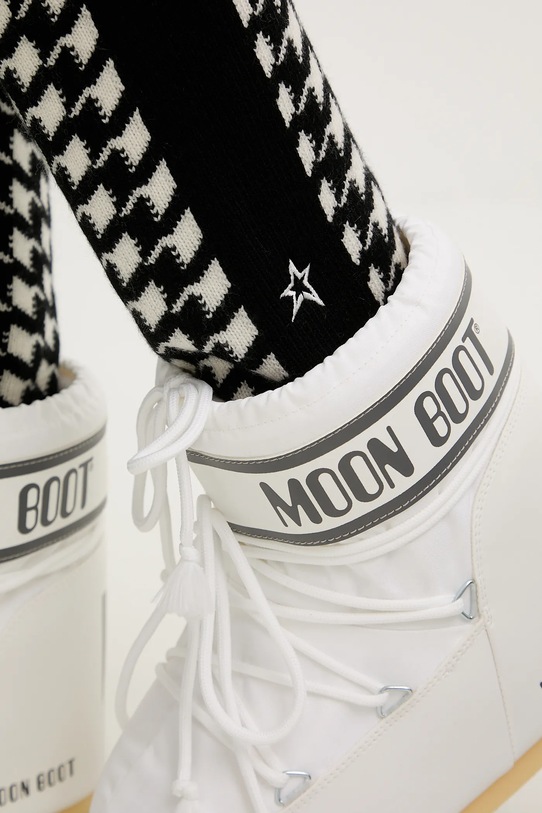 Perfect Moment legginsy wełniane Houndstooth W3001264 czarny