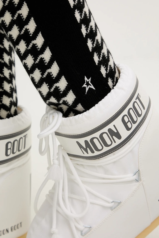 Perfect Moment legginsy wełniane Houndstooth W3001264 czarny