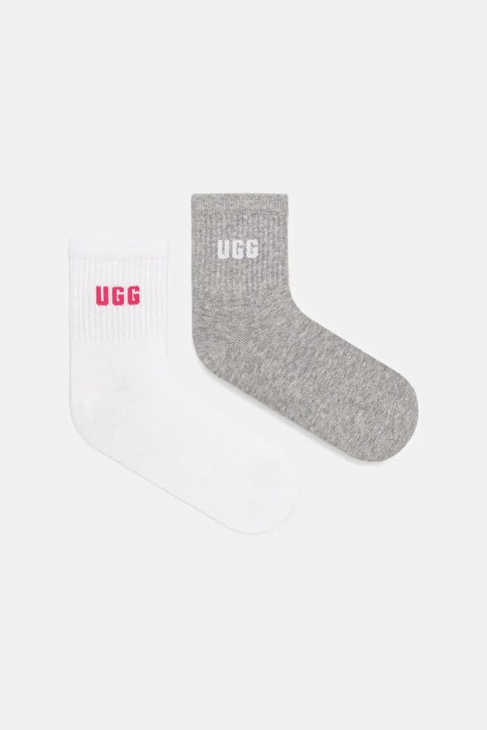 UGG skarpetki QUINLIN 2-pack skarpetki długie szary 1171623