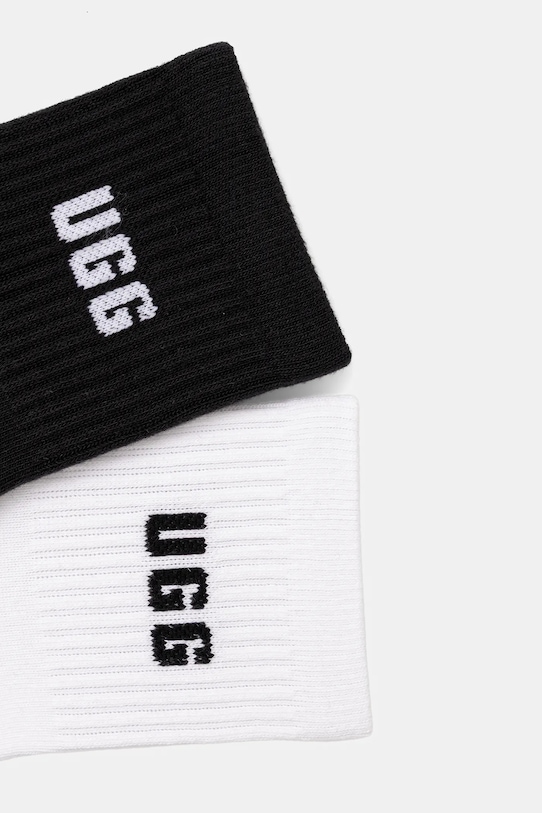 UGG șosete QUINLIN 2-pack 1171623 negru AW25