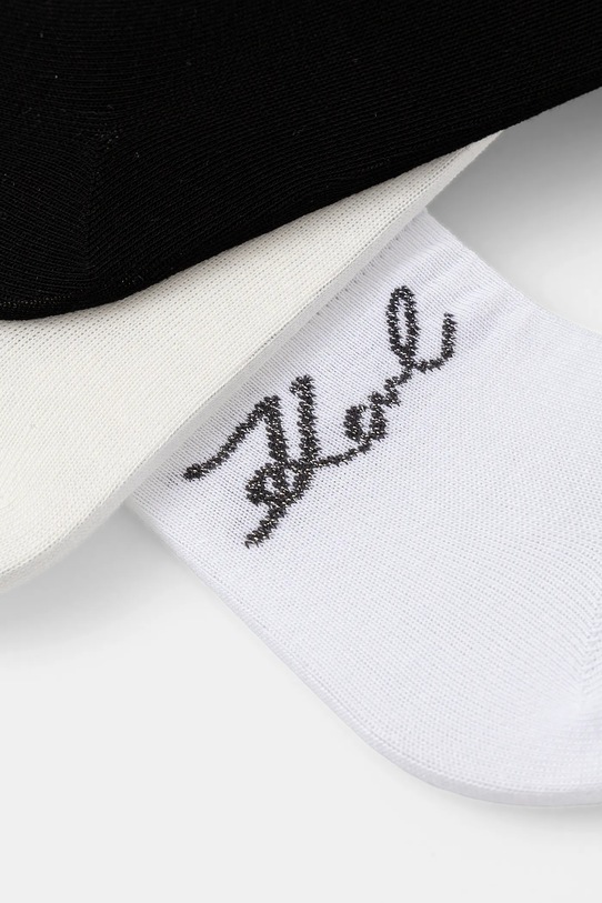 Κάλτσες Karl Lagerfeld 3-pack A4W47031 λευκό AW25