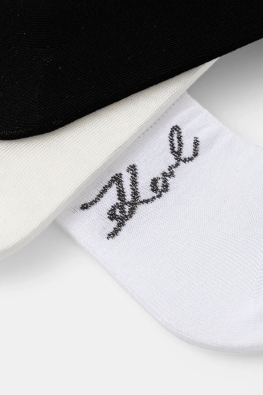 Κάλτσες Karl Lagerfeld 3-pack A4W47031 λευκό AW25