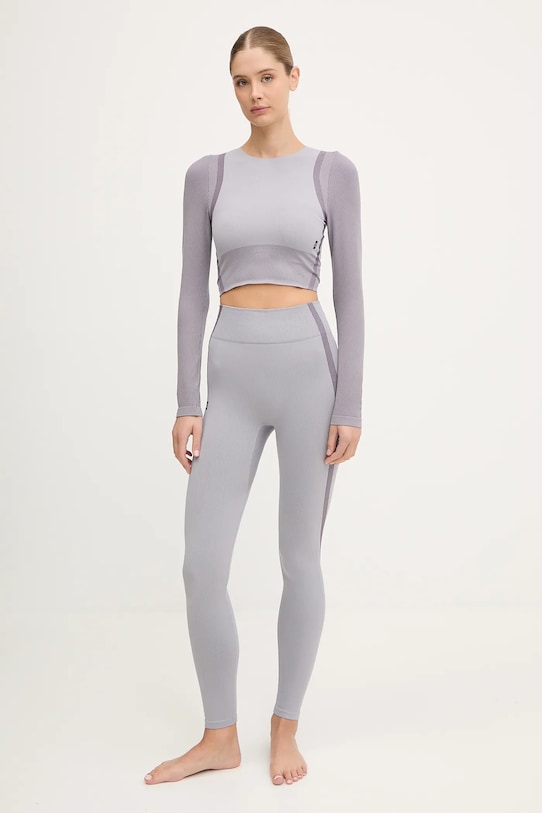 On legginsy do jogi Studio 1WF10353857 fioletowy AW25