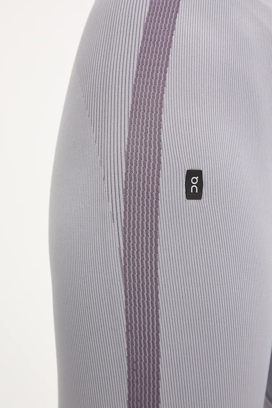 On legginsy do jogi Studio fioletowy 1WF10353857