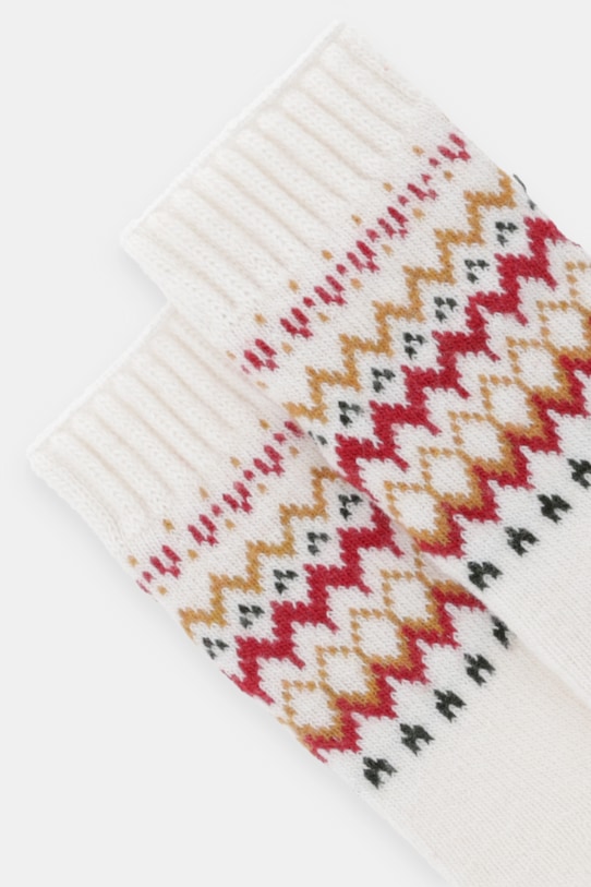 Čarape s vunom Barbour LSO0135 bijela AW25