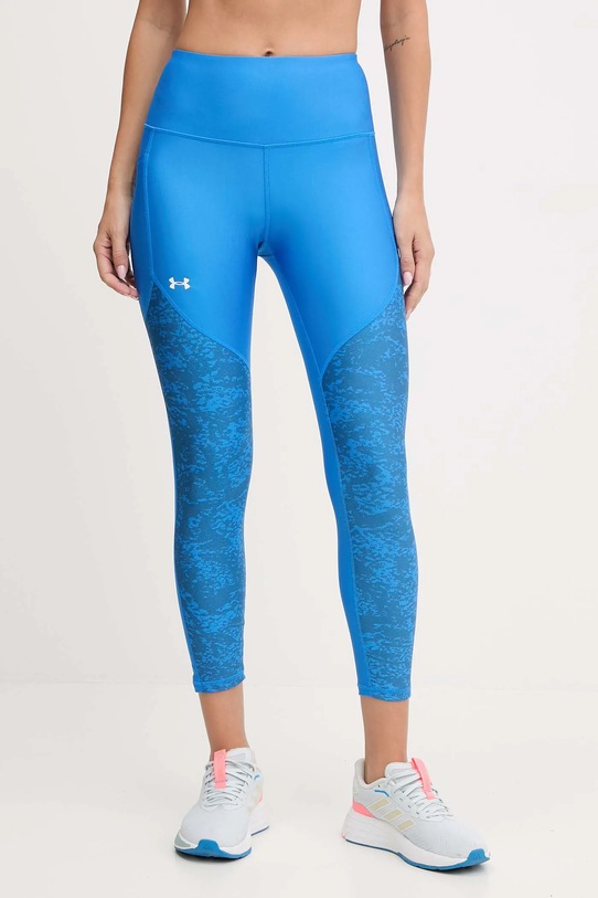 Tréninkové legíny Under Armour pletenina modrá 1386407