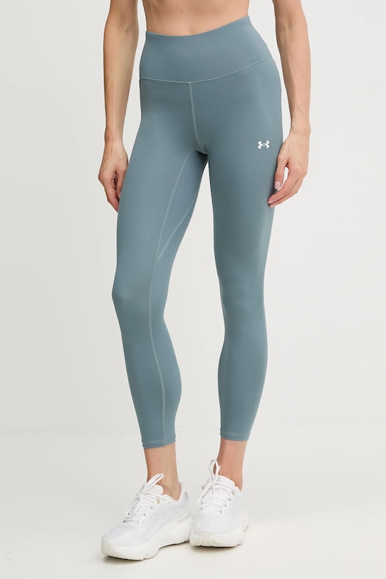 Under Armour legginsy treningowe Motion z elastanem zielony 1388647